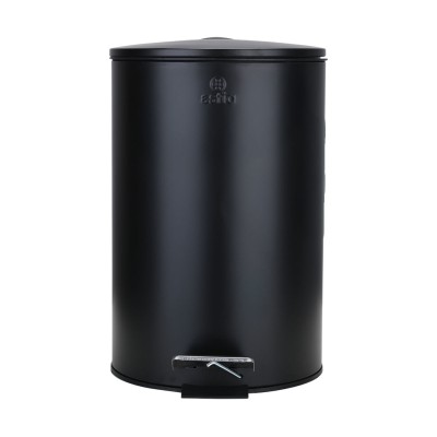 ESTIA ΧΑΡΤΟΔΟΧΕΙΟ ΜΠΑΝΙΟΥ CLASSIC SOFT CLOSE 12lt ΜΑΤ ΜΑΥΡΟ