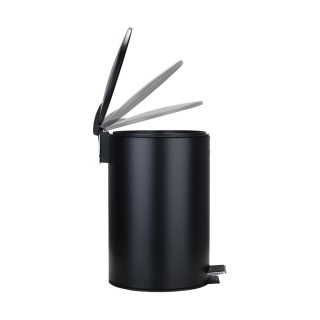 ESTIA ΧΑΡΤΟΔΟΧΕΙΟ ΜΠΑΝΙΟΥ CLASSIC SOFT CLOSE 12lt ΜΑΤ ΜΑΥΡΟ