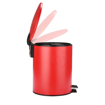 ESTIA ΧΑΡΤΟΔΟΧΕΙΟ ΜΠΑΝΙΟΥ CLASSIC SOFT CLOSE 5lt ΜΑΤ KOKKINO