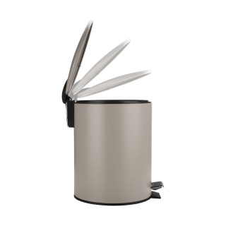 ESTIA ΧΑΡΤΟΔΟΧΕΙΟ ΜΠΑΝΙΟΥ CLASSIC SOFT CLOSE 5lt ΜΑΤ TAUPE