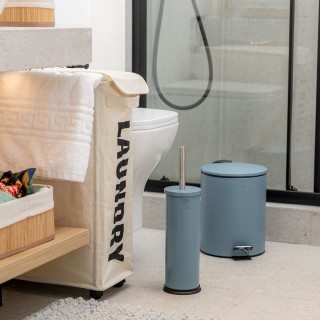 ESTIA ΧΑΡΤΟΔΟΧΕΙΟ ΜΠΑΝΙΟΥ CLASSIC SOFT CLOSE 5lt ΜΑΤ ΜΠΛΕ