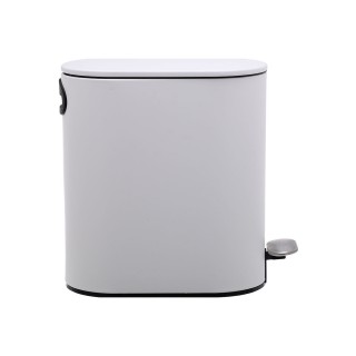 ESTIA ΧΑΡΤΟΔΟΧΕΙΟ ΜΠΑΝΙΟΥ SLIM SOFT CLOSE 5lt ΜΑΤ ΛΕΥΚΟ