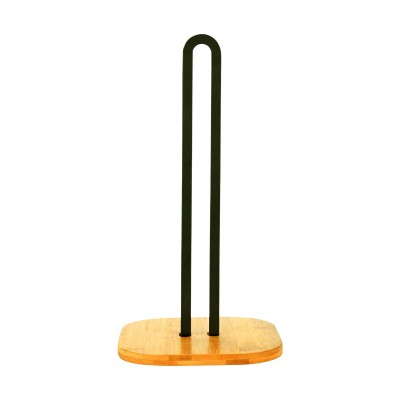 ESTIA ΒΑΣΗ ΓΙΑ ΡΟΛΟ ΚΟΥΖΙΝΑΣ BAMBOO ESSENTIALS ΜΕΤΑΛΛΙΚΗ 16x16x31.3cm