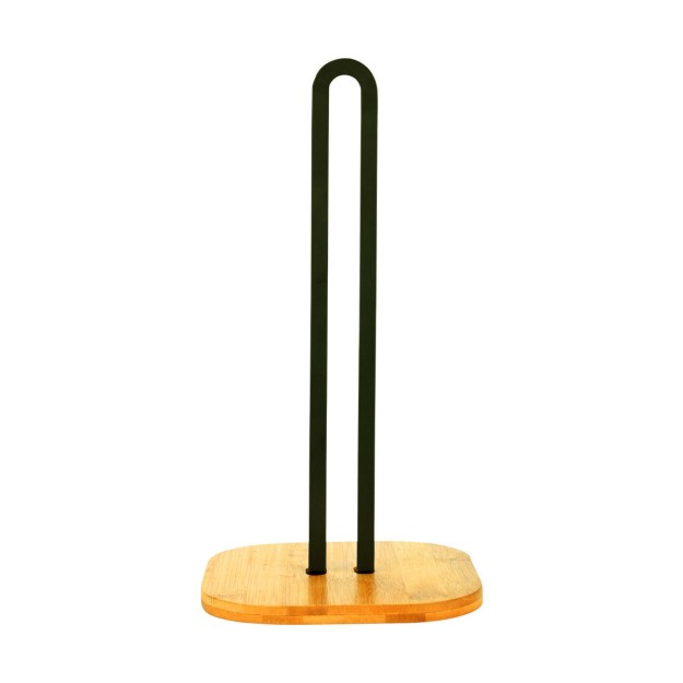 ESTIA ΒΑΣΗ ΓΙΑ ΡΟΛΟ ΚΟΥΖΙΝΑΣ BAMBOO ESSENTIALS ΜΕΤΑΛΛΙΚΗ 16x16x31.3cm