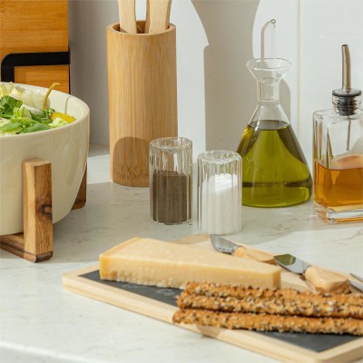 ESTIA ΔΟΧΕΙΑ ΓΙΑ ΑΛΑΤΙ & ΠΙΠΕΡΙ ALLURE ΓΥΑΛΙΝΑ ΣΕΤ 2 TEM