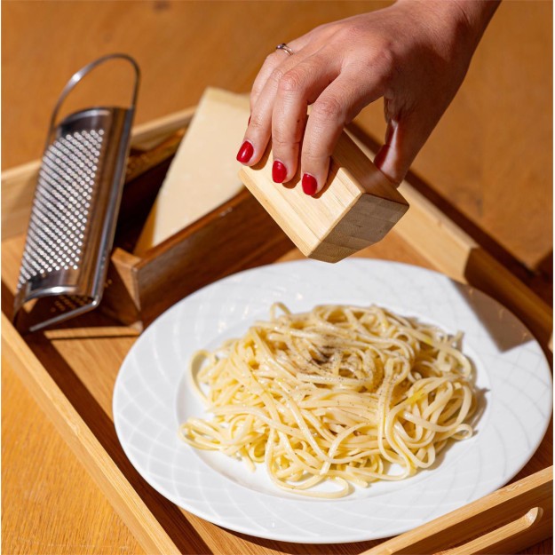 ESTIA ΔΟΧΕΙΟ ΓΙΑ ΑΛΑΤΙ & ΠΙΠΕΡΙ BAMBOO ESSENTIALS ΜΕ ΜΑΓΝΗΤΗ ΣΕΤ 2 ΤΕΜ.