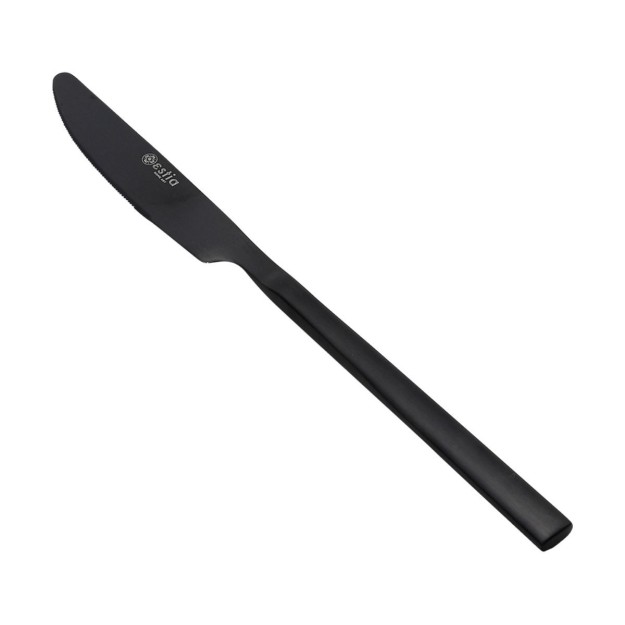 ESTIA ΜΑΧΑΙΡΙ ΦΑΓΗΤΟΥ PRESTIGE BLACK ΑΝΟΞΕΙΔΩΤΟ ΑΤΣΑΛΙ 18/0 ΜΑΥΡΟ MAT