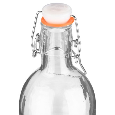 ΜΠΟΥΚΑΛΙ ΓΥΑΛΙΝΟ  1100ml ΜΕ ΜΕΤΑΛΛΙΚΟ ΚΛΙΠ