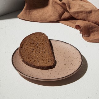 ESTIA ΠΙΑΤΟ ΡΗΧΟ TERRA ΠΟΡΣΕΛΑΝΙΝΟ 21cm SALMON