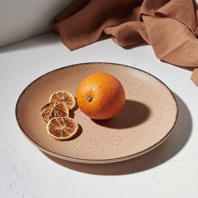 ESTIA ΠΙΑΤΟ ΡΗΧΟ TERRA ΠΟΡΣΕΛΑΝΙΝΟ 27cm SALMON