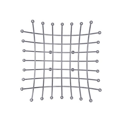 ESTIA ΦΡΟΥΤΙΕΡΑ ELEGANT NICKEL ΑΠΟ ΚΡΑΜΑ ΨΕΥΔΑΡΓΥΡΟΥ