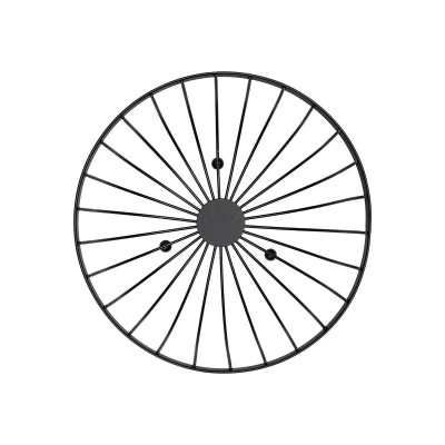 ESTIA ΦΡΟΥΤΙΕΡΑ ΜΕΤΑΛΛΙΚΗ 25x13cm ΜΑΥΡΗ