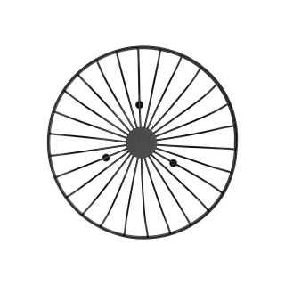 ESTIA ΦΡΟΥΤΙΕΡΑ ΜΕΤΑΛΛΙΚΗ 25x13cm ΜΑΥΡΗ