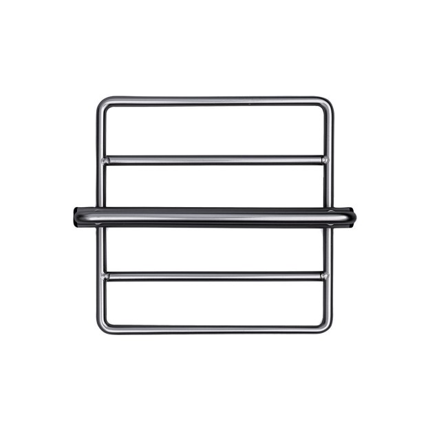 ESTIA ΧΑΡΤΟΠΕΤΣΕΤΟΘΗΚΗ NICKEL BLACK ΑΠΟ ΚΡΑΜΑ ΨΕΥΔΑΡΓΥΡΟΥ