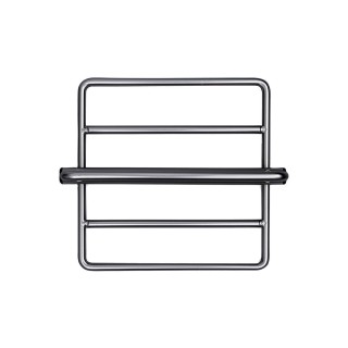 ESTIA ΧΑΡΤΟΠΕΤΣΕΤΟΘΗΚΗ NICKEL BLACK ΑΠΟ ΚΡΑΜΑ ΨΕΥΔΑΡΓΥΡΟΥ