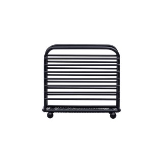 ESTIA ΧΑΡΤΟΠΕΤΣΕΤΟΘΗΚΗ ΟΡΘΙΑ METAL BLACK ΜΕΤΑΛΛΙΚΗ