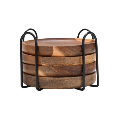 ESTIA ΣΟΥΒΕΡ ALLURE 10x1.5cm ΜΕ ΜΕΤΑΛΛΙΚΗ ΒΑΣΗ ΣΕΤ 4 ΤΕΜ.