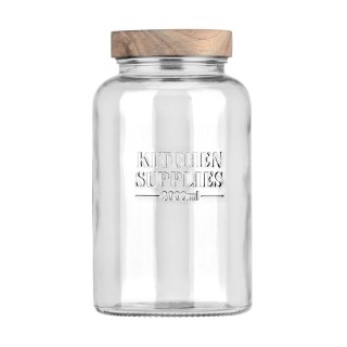 Estia ESTIA ΔΟΧΕΙΟ ΑΠΟΘΗΚΕΥΣΗΣ ALLURE ΓΥΑΛΙΝΟ 2000ml 12x12x21.6cm