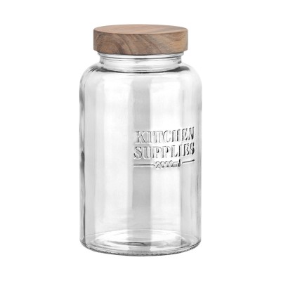 Estia ESTIA ΔΟΧΕΙΟ ΑΠΟΘΗΚΕΥΣΗΣ ALLURE ΓΥΑΛΙΝΟ 2000ml 12x12x21.6cm