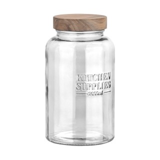 Estia ESTIA ΔΟΧΕΙΟ ΑΠΟΘΗΚΕΥΣΗΣ ALLURE ΓΥΑΛΙΝΟ 2000ml 12x12x21.6cm