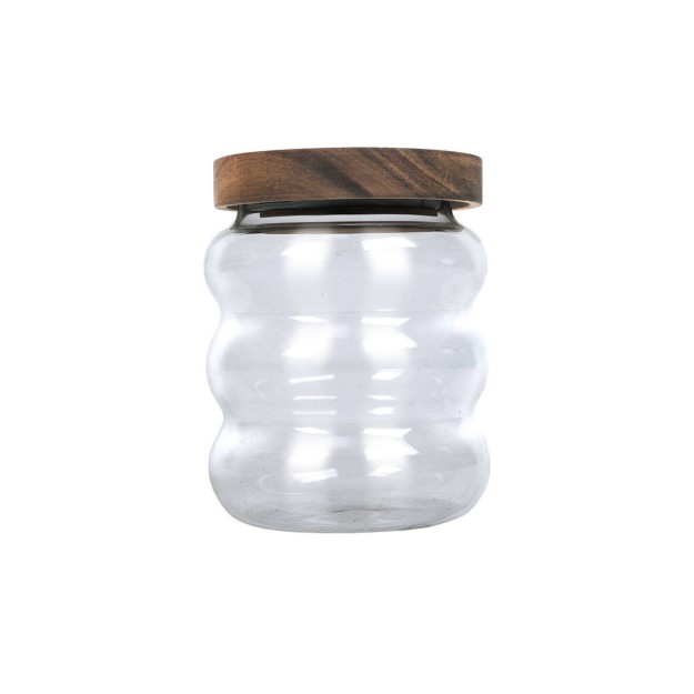 Estia ESTIA ΔΟΧΕΙΟ ΑΠΟΘΗΚΕΥΣΗΣ ALLURE ΓΥΑΛΙΝΟ 500ml 9.5x9.5x12cm