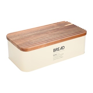 Estia ESTIA ΨΩΜΙΕΡΑ ALLURE ΜΕΤΑΛΛΙΚΗ 42x23x13cm IVORY