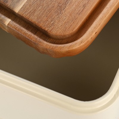 Estia ESTIA ΨΩΜΙΕΡΑ ALLURE ΜΕΤΑΛΛΙΚΗ 42x23x13cm IVORY