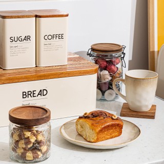 Estia ESTIA ΨΩΜΙΕΡΑ ALLURE ΜΕΤΑΛΛΙΚΗ 42x23x13cm IVORY