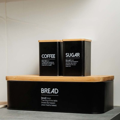 Estia ESTIA ΨΩΜΙΕΡΑ BAMBOO ESSENTIALS ΜΕΤΑΛΛΙΚΗ 42x23x13cm ΜΑΥΡΗ