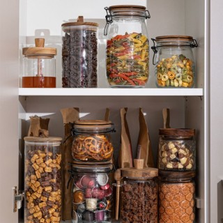 Estia ESTIA ΔΟΧΕΙΟ ΑΠΟΘΗΚΕΥΣΗΣ ALLURE ΓΥΑΛΙΝΟ 1000ml ΜΕ ΚΛΙΠ ΚΑΠΑΚΙ