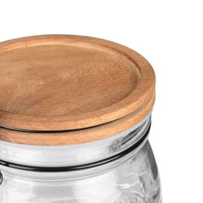 Estia ESTIA ΔΟΧΕΙΟ ΑΠΟΘΗΚΕΥΣΗΣ ALLURE ΓΥΑΛΙΝΟ 500ml ΜΕ ΚΛΙΠ ΚΑΠΑΚΙ