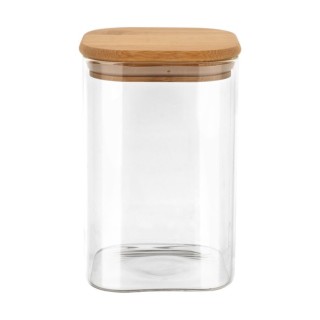 Estia ESTIA ΔΟΧΕΙΟ ΑΠΟΘΗΚΕΥΣΗΣ BAMBOO ESSENTIALS 950ml ΓΥΑΛΙΝΟ ΜΕ ΚΑΠΆΚΙ