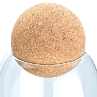 Estia ESTIA ΔΟΧΕΙΟ ΑΠΟΘΗΚΕΥΣΗΣ ΓΥΑΛΙΝΟ 1300ml ΜΕ ΚΑΠΑΚΙ ΦΕΛΛΟΥ