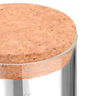 Estia ESTIA ΔΟΧΕΙΟ ΑΠΟΘΗΚΕΥΣΗΣ ΓΥΑΛΙΝΟ 500ml ΜΕ ΚΑΠΑΚΙ ΦΕΛΛΟΥ