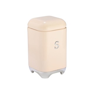 Estia ESTIA ΔΟΧΕΙΟ ΓΙΑ ΖΑΧΑΡΗ EPOQUE ΜΕΤΑΛΛΙΚΟ 11x18.8cm ΚΡΕΜ