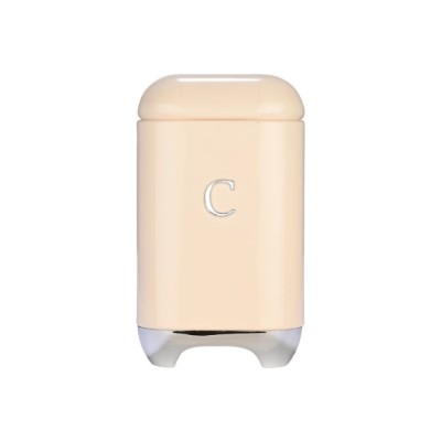 Estia ESTIA ΔΟΧΕΙΟ ΓΙΑ ΚΑΦΕ EPOQUE ΜΕΤΑΛΛΙΚΟ 11x18.8cm ΚΡΕΜ