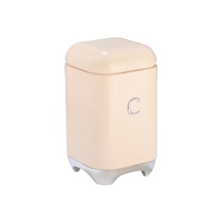 Estia ESTIA ΔΟΧΕΙΟ ΓΙΑ ΚΑΦΕ EPOQUE ΜΕΤΑΛΛΙΚΟ 11x18.8cm ΚΡΕΜ