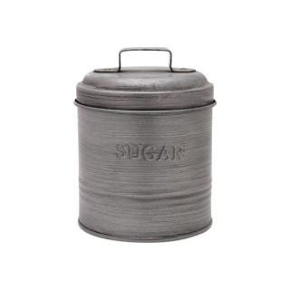 Estia ESTIA ΔΟΧΕΙΟ ΖΑΧΑΡΗΣ ΜΕΤΑΛΛΙΚΟ 11x11x14cm ΜΕ ΑΕΡΟΣΤΕΓΕΣ ΚΑΠΑΚΙ