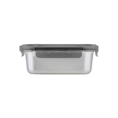 Estia ESTIA ΦΑΓΗΤΟΔΟΧΕΙΟ ΑΝΟΞΕΙΔΩΤΟ 1200ml ΜΕ ΠΛΑΣΤΙΚΟ ΚΑΠΑΚΙ