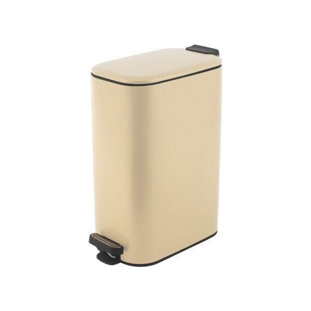 Estia ESTIA ΚΑΔΟΣ ΑΠΟΡΡΙΜΑΤΩΝ SOFT CLOSE SLIM 30lt ΜΑΤ ΜΠΕΖ