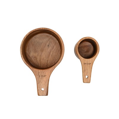 Estia ESTIA ΞΥΛΙΝΗ ΜΕΖΟΥΡΑ ΚΟΥΖΙΝΑΣ ALLURE 13,7CM & 9,4CM ΣΕΤ