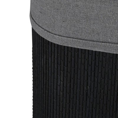 Estia ESTIA ΚΑΛΑΘΙ ΑΠΛΥΤΩΝ BAMBOO ESSENTIALS 60LT ΠΤΥΣΣΟΜΕΝΟ ΟΡΘΟΓΩΝΙΟ ΜΑΥΡΟ ΝΕΑ ΠΛΕΞΗ
