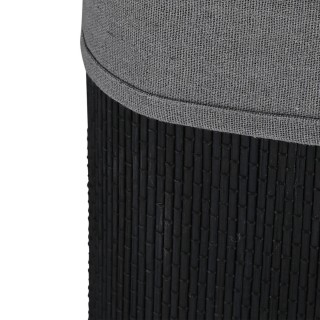 Estia ESTIA ΚΑΛΑΘΙ ΑΠΛΥΤΩΝ BAMBOO ESSENTIALS 60LT ΠΤΥΣΣΟΜΕΝΟ ΟΡΘΟΓΩΝΙΟ ΜΑΥΡΟ ΝΕΑ ΠΛΕΞΗ