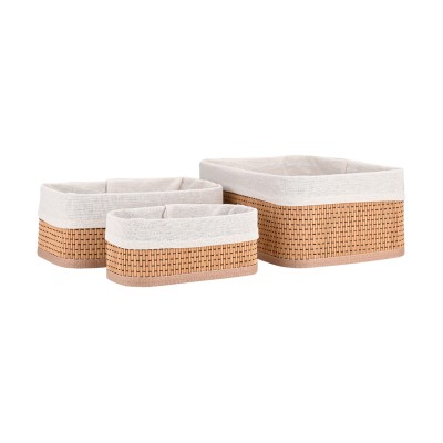 Estia ESTIA ΚΑΛΑΘΙ ΟΡΓΑΝΩΣΗΣ BAMBOO ESSENTIALS ME ΕΠΕΝΔΥΣΗ ΣΕΤ 3ΤΕΜ. ΝΕΑ ΠΛΕΞΗ