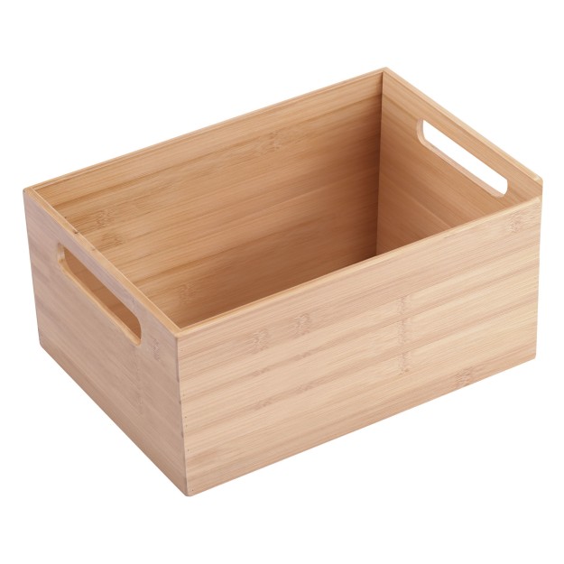 Estia ESTIA ΚΟΥΤΙ ΟΡΓΑΝΩΣΗΣ BAMBOO ESSENTIALS ΜΕ ΛΑΒΕΣ 37x26x16.5cm ΣΤΟΙΒΑΖΟΜΕΝΟ