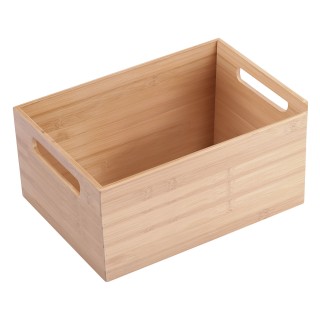 Estia ESTIA ΚΟΥΤΙ ΟΡΓΑΝΩΣΗΣ BAMBOO ESSENTIALS ΜΕ ΛΑΒΕΣ 37x26x16.5cm ΣΤΟΙΒΑΖΟΜΕΝΟ
