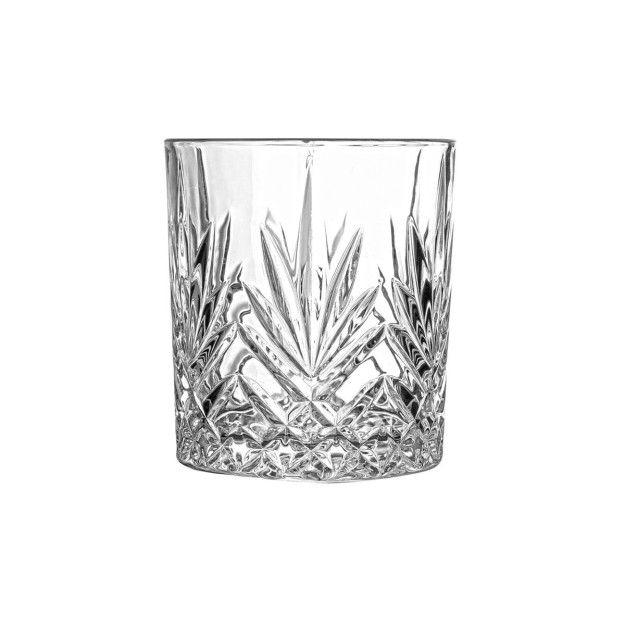 Estia ESTIA ΠΟΤΗΡΙ ΟΥΙΣΚΙ OLD FASHION ΚΡΥΣΤΑΛΛΙΝΟ 350ml ΣΕΤ 6ΤΕΜ.