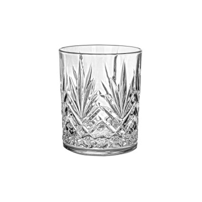 Estia ESTIA ΠΟΤΗΡΙ ΟΥΙΣΚΙ OLD FASHION ΚΡΥΣΤΑΛΛΙΝΟ 350ml ΣΕΤ 6ΤΕΜ.