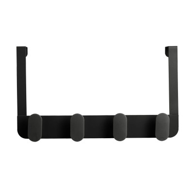 Estia ESTIA ΚΡΕΜΑΣΤΡΑ ΠΟΡΤΑΣ ΜΕΤΑΛΛΙΚΗ 4 ΘΕΣΕΩΝ ΜΑΥΡΗ