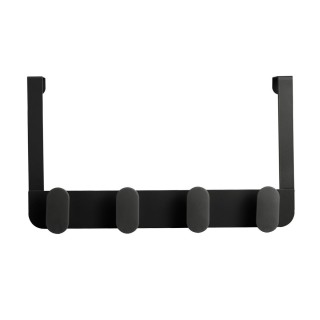 Estia ESTIA ΚΡΕΜΑΣΤΡΑ ΠΟΡΤΑΣ ΜΕΤΑΛΛΙΚΗ 4 ΘΕΣΕΩΝ ΜΑΥΡΗ